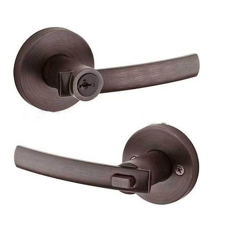 Kwikset Sydney Keyed Entry Lever 156SYL-RDT-11P-SMT-6AL-RCS